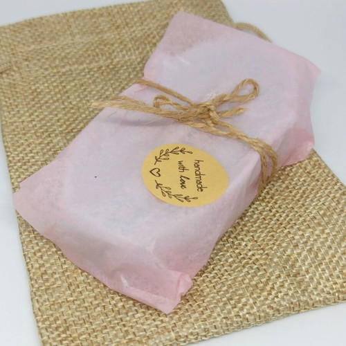 Luxury soap without SLS with goat milk, coconut oil and honey made to order