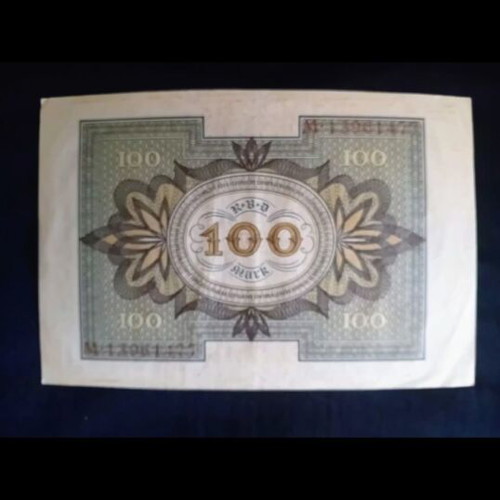 German 100 Mark banknote 1920, like new