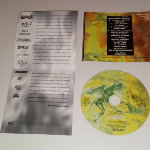 A Call to Irons A Tribute to Iron Maiden CD used, metal