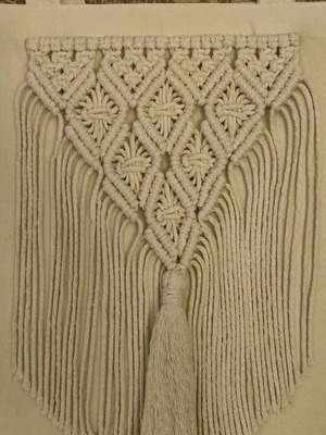 Macrame tote bag