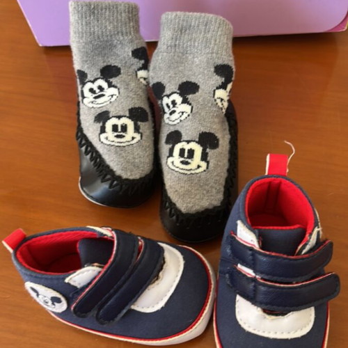 Disney & HM Baby Shoes Size 16/17 Like New Set