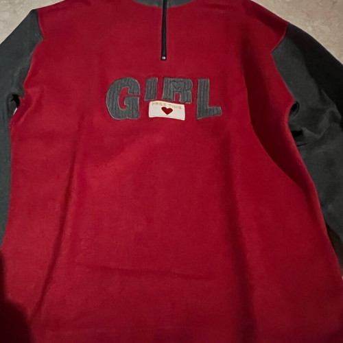 Sweatshirt like new, gray and red, size S