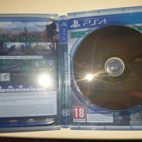 Assassin's Creed Valhalla PS4 game like new with PS5 upgrade