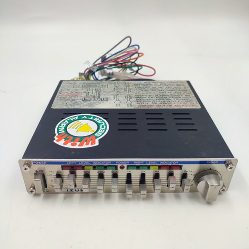 Vintage Izumi DPB-787A Car Graphic Equalizer and Amplifier new old stock