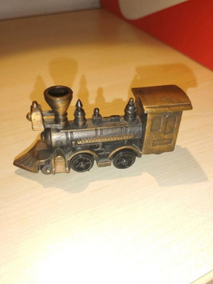 Vintage Train Pencil Sharpener used