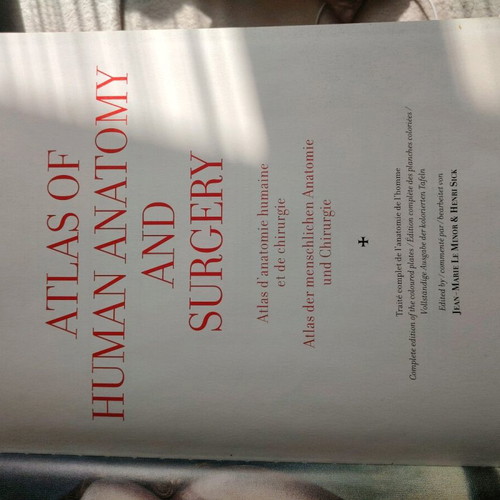 Atlas of Human Anatomy and Surgery book like new