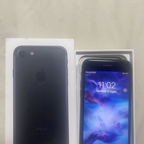 iPhone 7 Black 32GB used with damaged camera and intact screen