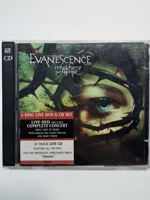 Evanescence Anywhere But Home double CD and DVD used