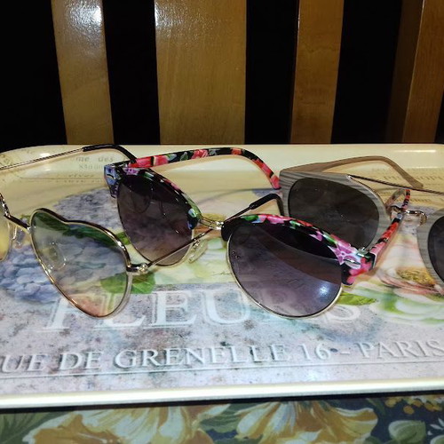 Glasses new, pack of 3, multicolored