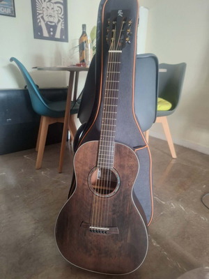 Baton Rouge X11C/P-SCC Acoustic Guitar like new with case and capo