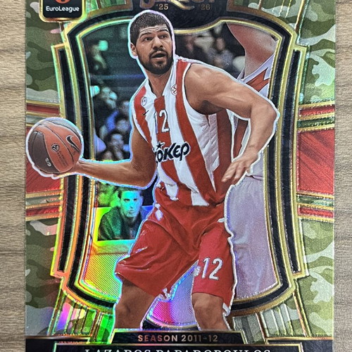 2025-26 Panini Select Euroleague Basketball Lazaros Papadopoulos card like new