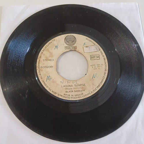 Black Sabbath Tomorrow's Dream 7" vinyl single used