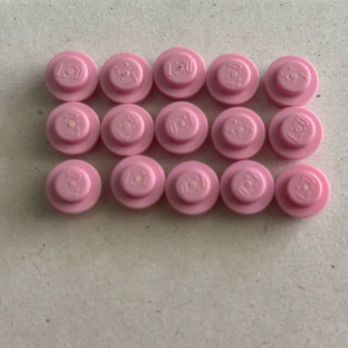 LEGO Pink Round 1x1 Plates like new, pack of 15 pieces