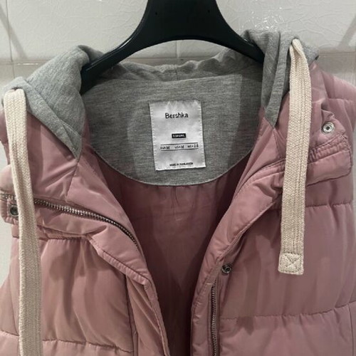 Bershka sleeveless jacket pink size M, like new