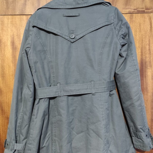 In Line women's trench coat size L like new, olive green
