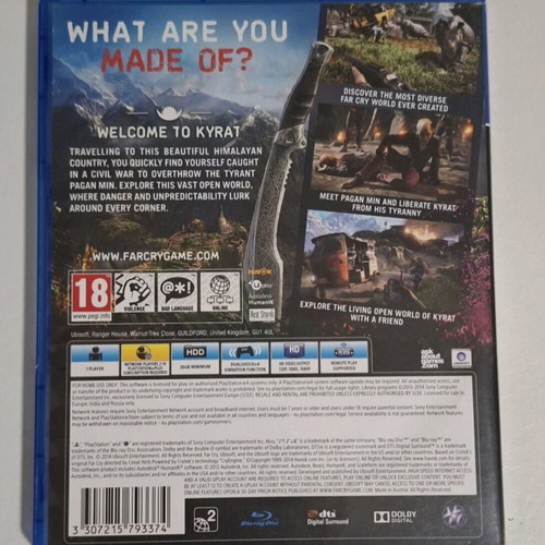 Far Cry 4 PS4 game used