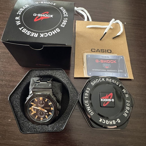 Casio G-Shock Black Stainless Steel Watch new