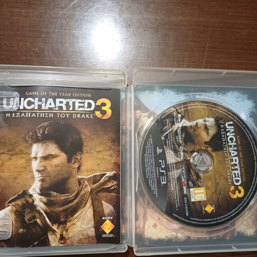 Uncharted 3 PlayStation 3 like new with case and manual