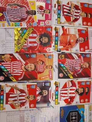 Olympiacos cards lot like new, authentic