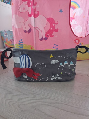 Choopie stroller organizer like new with velcro straps and bottle holders