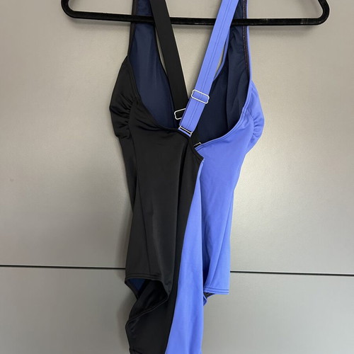 One-piece swimsuit new, purple and black, sizes XS/S