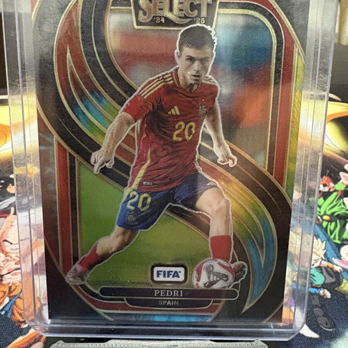 Pedri 2024-25 Panini Select Soccer Mezzanine Tie-Dye Prizm card like new