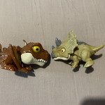 Jurassic World Snap Squad set of 2 dinosaur figures Mattel