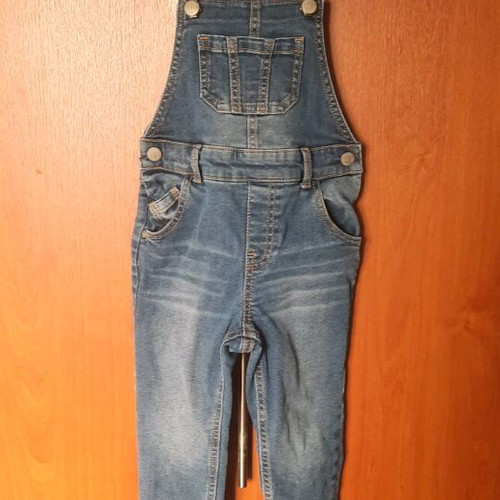 Mothercare denim salopette for boys like new, size 92 cm