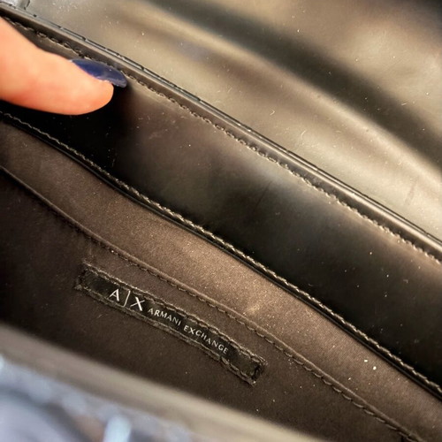 Armani Exchange black crossbody bag like new