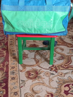 Adidas gym bag used with large and small compartments