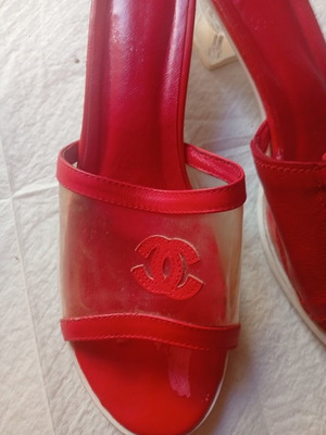 Chanel authentic sandals, size 40.5