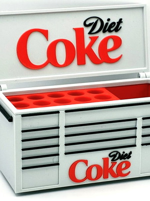 Coke Diet Organizer Pen Holder Pencil like new