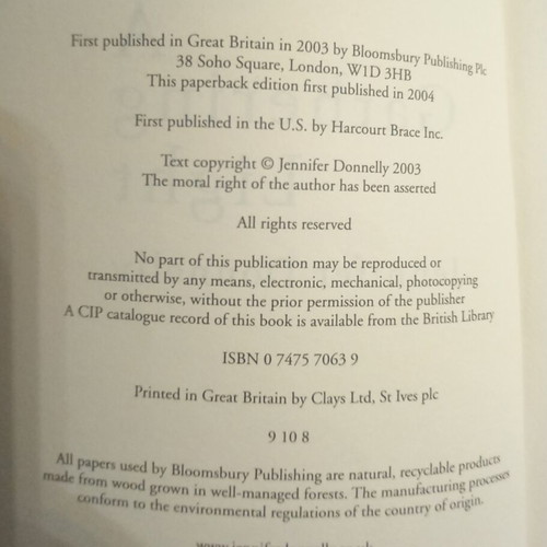 A Gathering Light used English book