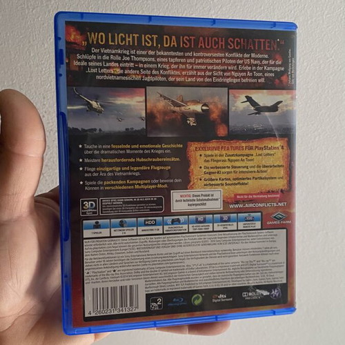 Air Conflicts Vietnam PS4 game, like new
