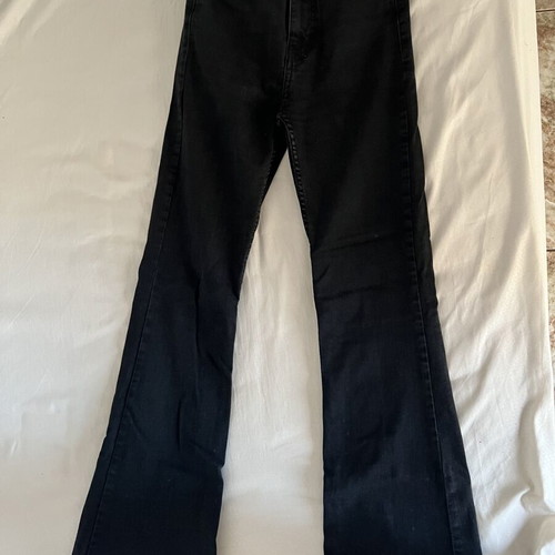 Bershka Black Flare Jeans like new, size XS