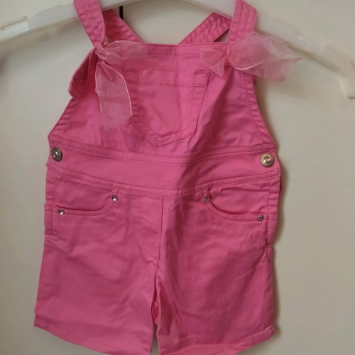M&L Grant baby romper for girl 6 to 9 months, like new, pink summer