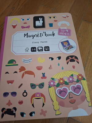 Janod Magneti'Book Crazy Faces magnetic toy