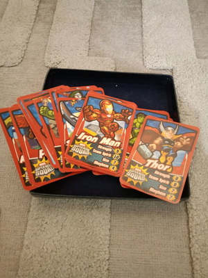 Marvel Super Hero Squad card collection used