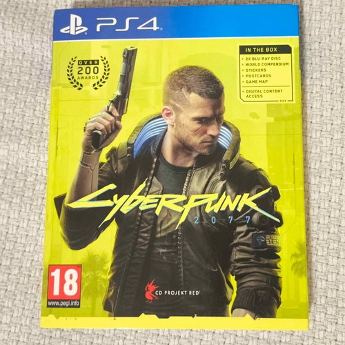 Cyberpunk 2077 PS4 Standard Day One Edition like new with extras