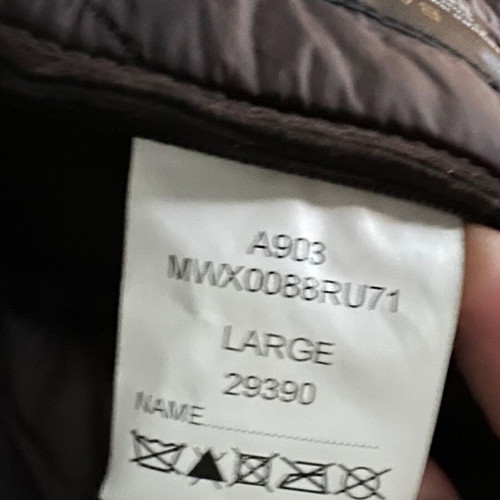 Barbour Middleburn Wax Jacket new, brown, size L