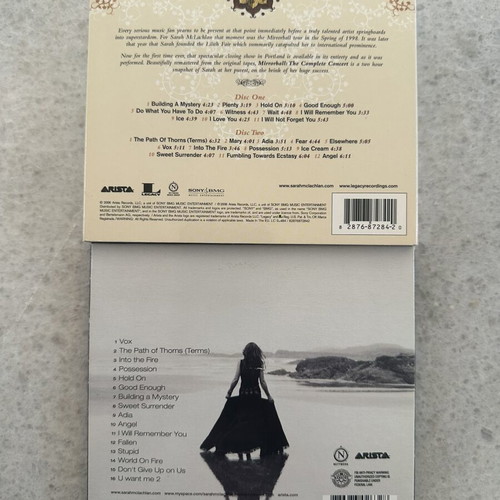 Sarah McLachlan 3 CD set and 1 CD single