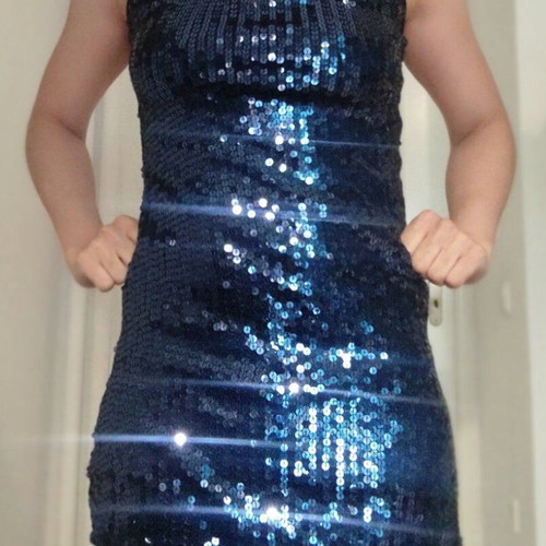 Angel Eye dress with sequins like new, size M