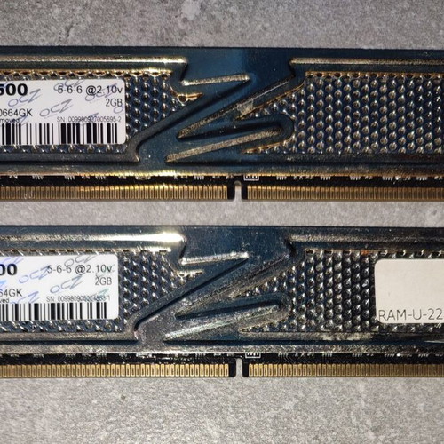 OCZ DDR2 1066 4GB (2x2GB) used, 5-5-5-15 2.1v