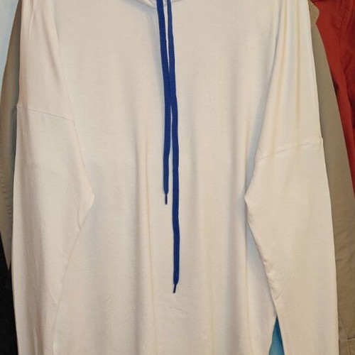 Sugarfree White Long-Sleeve Blouse Size Large Like New