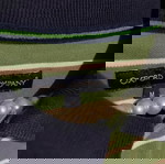 Μπλούζα πόλο ριγέ Oxford Company M μεταχειρισμένη, πράσινη