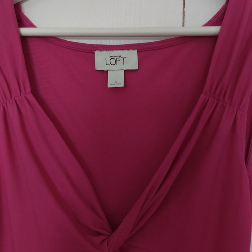 Ann Taylor midi dress small medium like new, pink