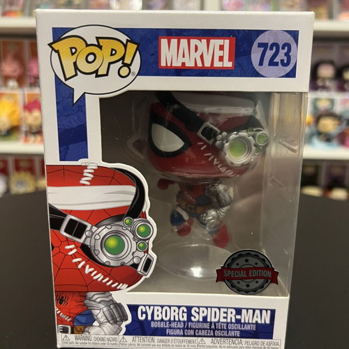 Funko Pop! Marvel Cyborg Spider-Man 723 SE like new