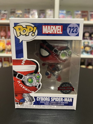 Funko Pop! Marvel Cyborg Spider-Man 723 SE like new