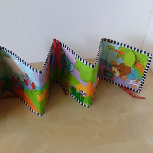 Tiny Love Double-Sided First Book soft baby book used