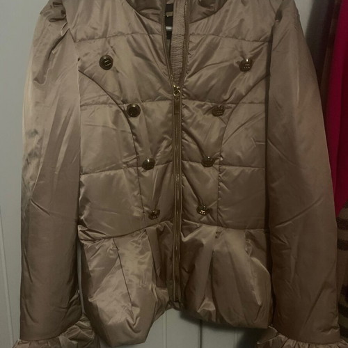 Lynne jacket like new, beige and gold